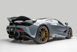Vorsteiner McLaren 720S Silverstone Rear Diffuser Carbon Fiber PP 2x2 Glossy