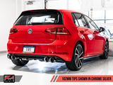 AWE Tuning SwitchPath™ Exhaust for MK7.5 Golf R - Chrome Silver Tips, 102mm