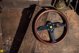 MOMO Grand Prix Steering Wheel Mahogany Wood 350mm