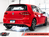 AWE Tuning MK7.5 Golf R Track Edition Exhaust with Diamond Black Tips 102mm