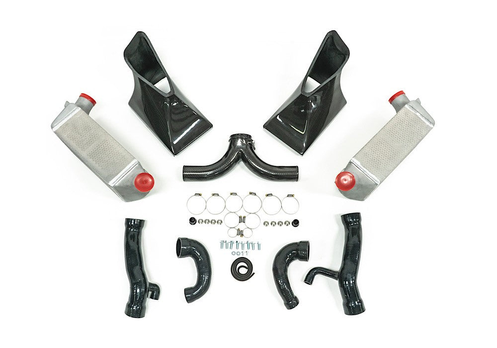 AMS Performance Porsche 997.1TT Alpha Intercooler System (For Stock Framed Turbos)