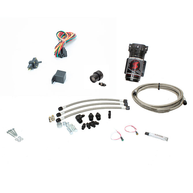 Snow Performance Stage 1 Boost Cooler Forced Induction Water Injection Kit (Incl. SS Braided Line/4AN Fittings) w/o Tank