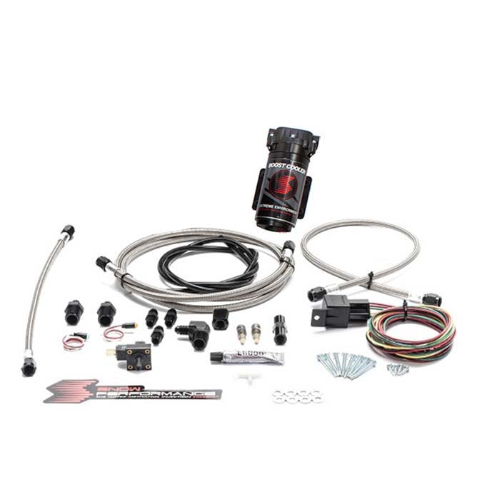 Snow Performance Stg 1 Boost Cooler Water Injection Kit TD (with Stainless Steel Braided Line/4AN Fittings) without Tank