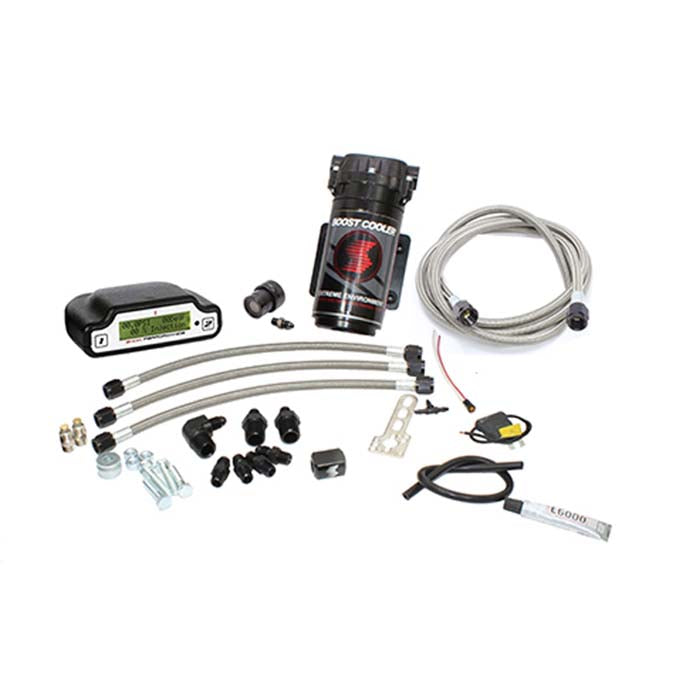 Snow Performance Stage 3 Boost Cooler EFI 2D Map Progressive Water-Methanol Injection Kit (Stainless Steel Braided Line, 4AN Fittings)