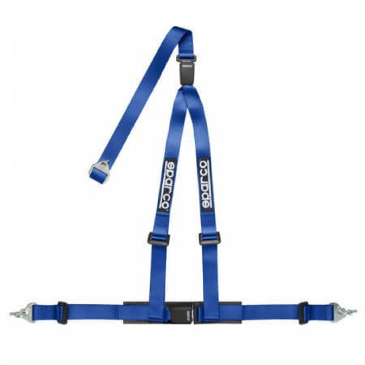 Sparco 2 INCH 3PT DBL REL Blue Harness