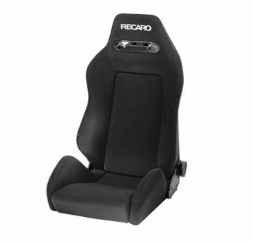 Recaro Speed Seat (3/4/5 Point) - Black Nardo/Black Nardo with White Logo