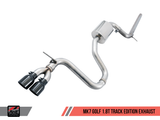 AWE Tuning VW MK7 Golf 1.8T Track Edition Exhaust w/Chrome Silver Tips (90mm)