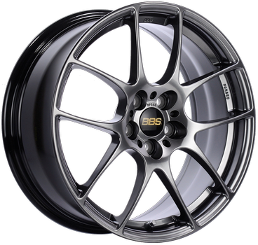 BBS RF 505 - 17x7.5 5x112 ET45 Diamond Black Wheel - 82mm PFS/Clip Required