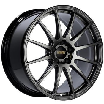 BBS FS 008 - 19x9.5 5x112 ET45 Diamond Black Wheel -82mm PFS/Clip Required