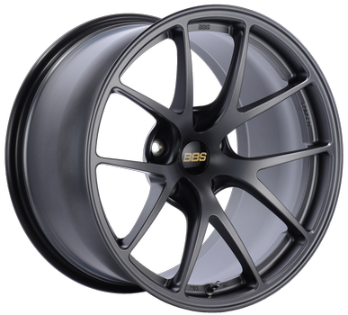 BBS RIA 008 - 18x9.5 5x120 ET23 Matte Gray Wheel -82mm PFS/Clip Required