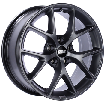 BBS SR 041 - 18x8 5x112 ET30 Satin Grey Wheel -82mm PFS/Clip Required