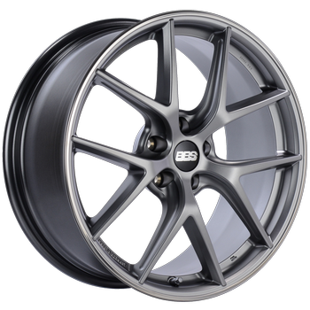 BBS CI-R 2103 - 19x8.5 5x112 ET45 Platinum Silver Polished Rim Protector Wheel -82mm PFS/Clip Required