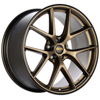 BBS CI-R 2402 - 19x9.5 5x120 ET40 Bronze Polished Rim Protector Wheel -82mm PFS/Clip Required