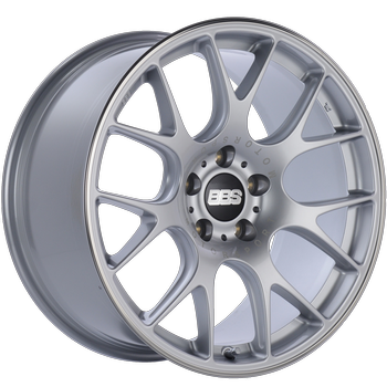 BBS CH-R 106 - 19x9.5 5x120 ET35 Brilliant Silver Polished Rim Protector Wheel -82mm PFS/Clip Required