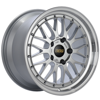 BBS LM 286 18x10 5x130 ET50 CB 71.6 Diamond Silver Center / Diamond Cut Lip Wheel