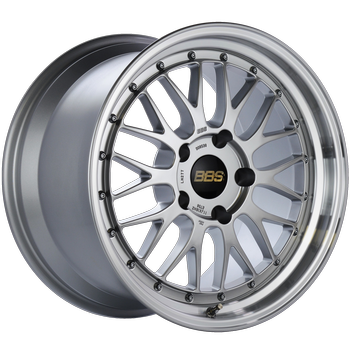 BBS LM 277 18x11 5x130 ET56 Diamond Silver Center Diamond Cut Lip Wheel