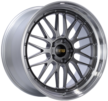 BBS LM 436 20x10 5x112 ET22 Diamond Black Center / Diamond Cut Lip Wheel PFS/Clip Required