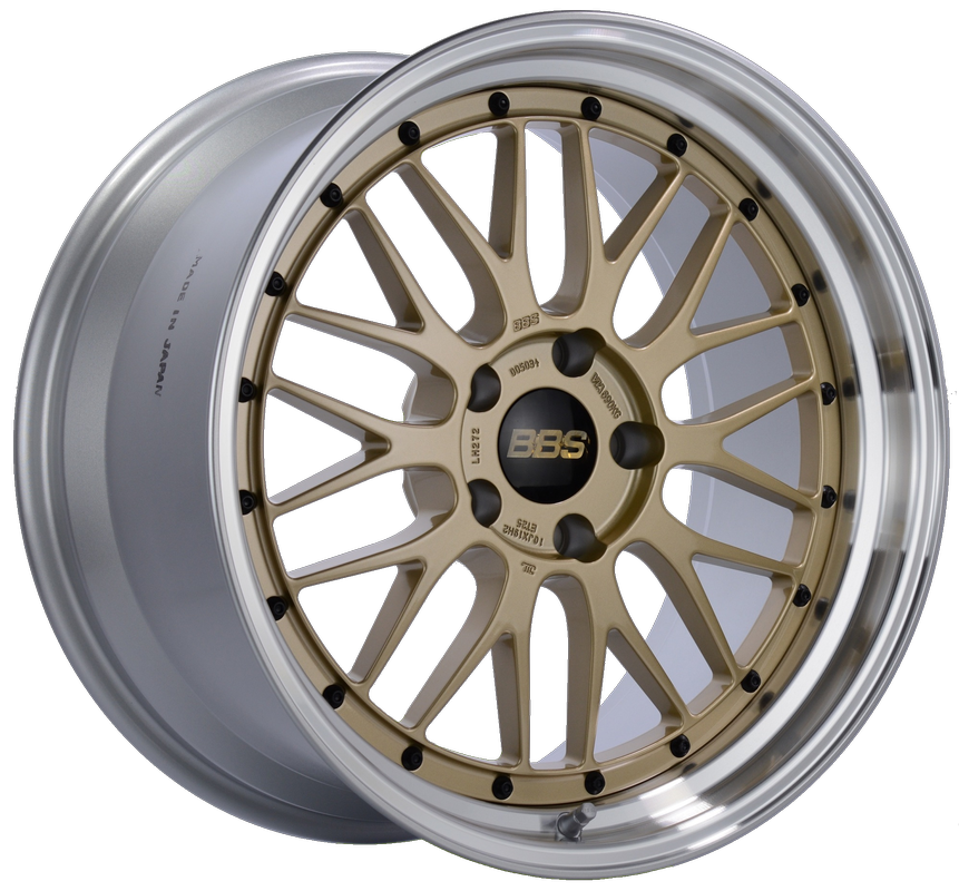 BBS LM 437 20x11 5x112 ET24 Gold Wheel - 82mm PFS/Clip Required