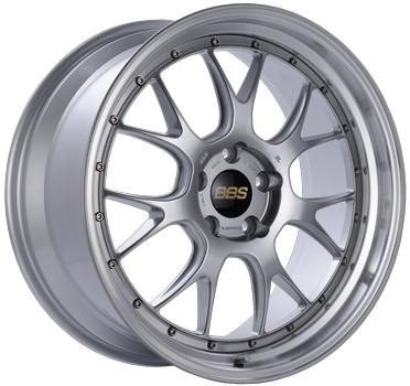 BBS LMR 321 20x10 5x120 ET18 Diamond Silver Center Diamond Cut Lip Wheel -82mm PFS/Clip Required