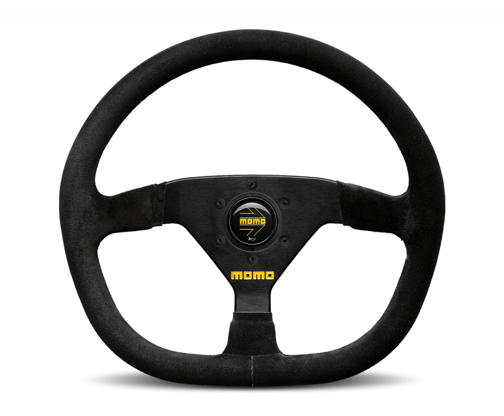 MOMO MOD. 88 Steering Wheel 350mm Diameter Black Suede