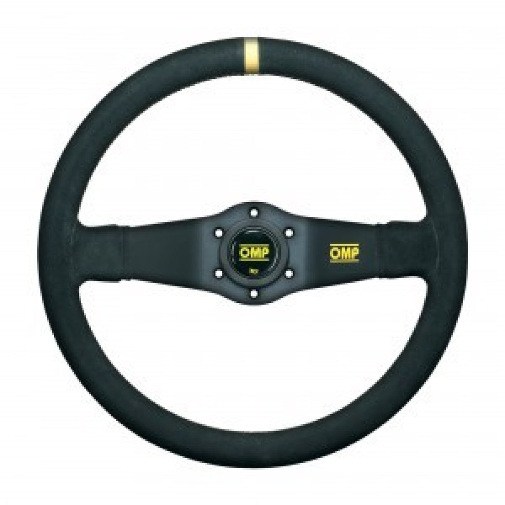 OMP Rally Scamosciato Black Suede Steering Wheel